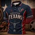 PREMIUM HTX EMBOSS POLO SHIRT NTVA