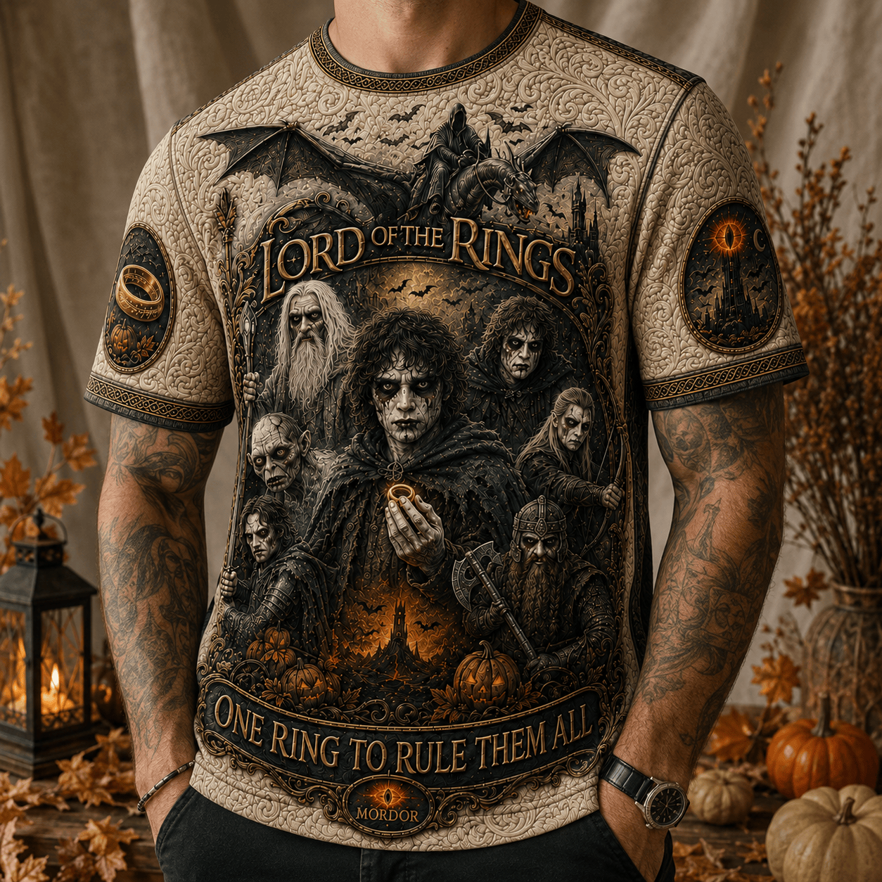 PREMIUM LOTR 3D EMBOSS SHIRT NTVA