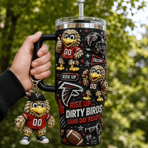 ATF 40oz Tumbler With Handle DNBN